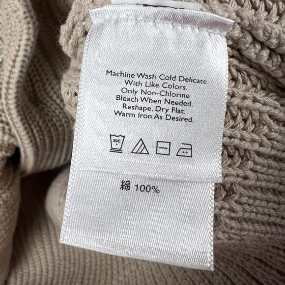 Vtg Eddie Bauer Cardigan Sweater Womens Small Chunky Knit Button Front Y2K - Picture 10 of 15